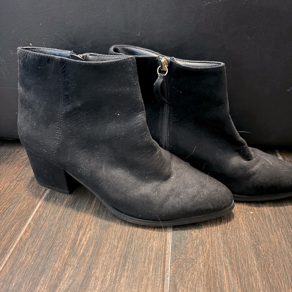 JustFab Black Booties